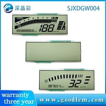 LCD ekran elektrikli motosiklet segement ekran GW004 HTN pozitif 4.5 v lcd 7 tek renkli özel segment lcd ekran