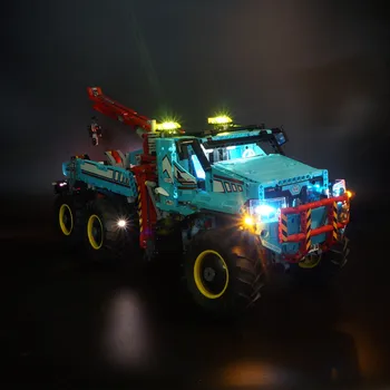 Led ışık Seti 42070 Nihai Tüm Arazi 6X6 uzaktan kumandalı kamyon DIY Oyuncaklar Sadece Aydınlatma Kiti