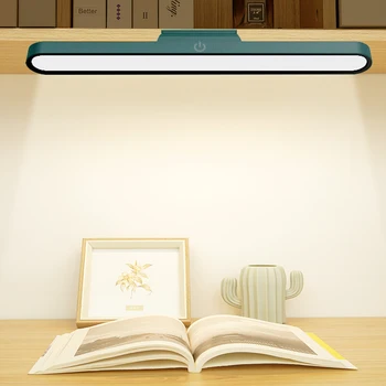 LED ışıkları masa lambası USB şarj edilebilir masa lambası kitap gece lambası çalışma okuma ışıkları asılı manyetik yatak odası lambası
