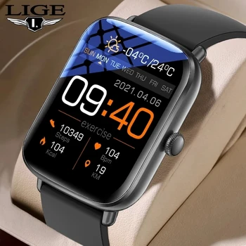 LIGE Yeni akıllı saat Erkekler Kadınlar Tam Dokunmatik Bilezik Spor İzci Spor Saatler Kan Basıncı Akıllı Saat Akıllı Saatler Bayanlar