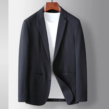 Lin2499-Erkek iş takım elbise Siyah İnce Gri