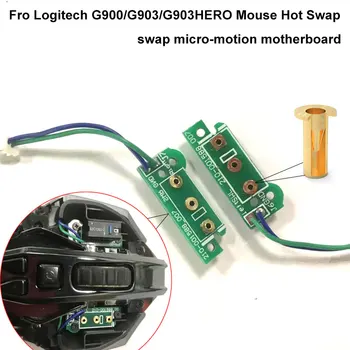 Logitech G900 / G903 / G903HERO fare lehimsiz çalışırken değiştirilebilir sol ve sağ mikro motion anakart tamir ve yedek parçalar
