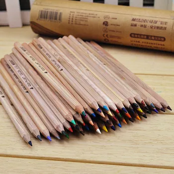 Marco marco 6100-36 günlükleri ahşap çevre dostu 36 renkli kalem kağıt tüp çocuk doodle renk