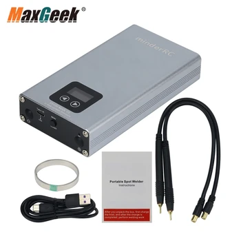Maxgeek MinderRC DH30 Max 10000mA Taşınabilir Nokta Kaynakçı Darbe kaynak makınesi Güç Adaptörü ile saklama çantası