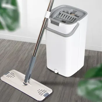 Mikrofiber zemin paspası Seti temizlik paspası 360 ° Düz Paspas Altında Mobilya Temizleme Fırçası Tuvalet Temizleme Ev Mutfak Temizleme