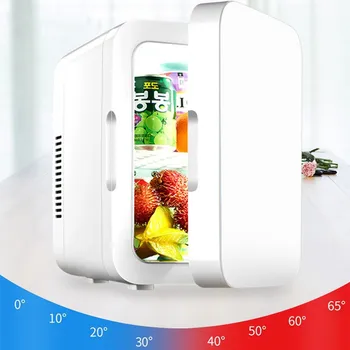 Mini Buzdolabı Taşınabilir Soğutucu Kompakt Buzdolabı 220V Araba Kamyon Mutfak Ev Kullanımı Piknik Kamp Sessiz Dondurucu
