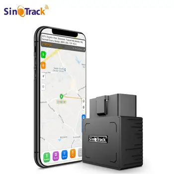 Mini Tak Oyna OBD GPS İzci Araba GSM OBDII Araç Takip Cihazı OBD2 16 PIN arayüzü çin gps bulucu Yazılım ve APP ile