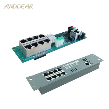 Mini yönlendirici modülü Akıllı metal kasa kablo dağıtım kutusu ile 8 port yönlendirici OEM modülleri kablo yönlendirici Modülü anakart