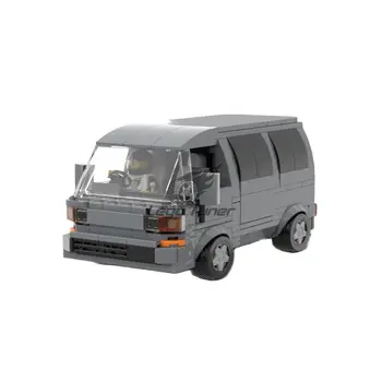 Moc - 115241 8 Van oyuncak inşaat blokları İnsan Kargo Taşıyıcı Kullanım araba girişi Model 393pcsDıy çocuk Oyuncak Hediyeler
