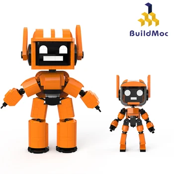 MOC Büyük Mecha K - VRC Aşk Ölüm Robot Yapı Taşları Seti Fikir Animasyon Akıllı TV Gelecek Robot Tuğla Oyuncak Çocuk Doğum Günü İçin