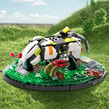 MoC Horizon Strider Oyun Serisi Yapı Taşı Dinozor Canavar Modeli Robot Aksiyon Figürleri Makinesi Tuğla Oyuncak Çocuk Hediye