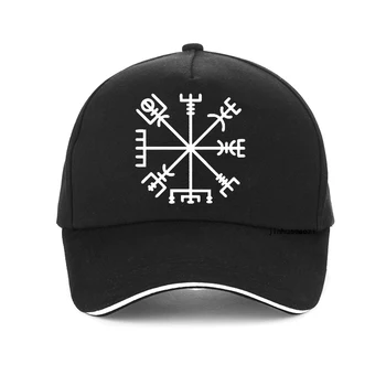 moda Marka Vegvısır Futhark Runes Navigator Vegvısır Viking Pusula beyzbol şapkası Erkek Kadın ayarlanabilir Hip-Hop snapback şapka