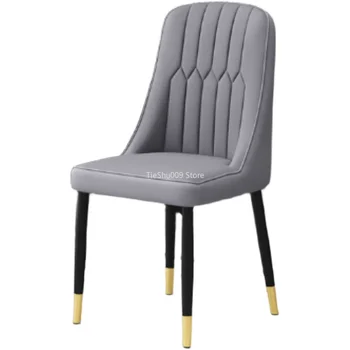 Modern Balkon Yemek Sandalyesi Accent Metal Mutfak Katlanabilir Yemek Sandalyesi Tasarımcı Ergonomik Sedie Da Pranzo Ev Mobilyaları DC052