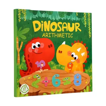 Montessori Oyuncak Matematik Ekleme Çıkarma Ayrışma Matematik Oyuncaklar Manyetik Dinozor Kitap çocuk Eğitici Oyuncaklar Çizim Oyuncak