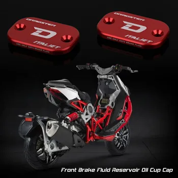Motosiklet CNC Ön fren hidroliği Rezervuar Yağ Fincan Kapağı ana silindir Kapağı Italjet Dragster 200 200 Dragster