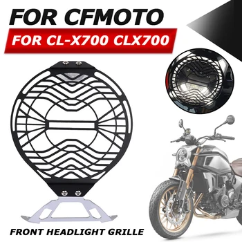 Motosiklet Far Guard Koruyucu Izgara Ön Lamba Kafa kafa lambası ışığı CFMOTO CF CL-X700 CL - X 700 CLX-700 CLX700 700CLX