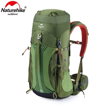 Naturehike Sırt Çantası 55L 65L Erkek Sırt Çantası Profesyonel Yürüyüş Çantası Süspansiyon Sistemi seyahat sırt çantası Askeri Taktik Sırt Çantaları