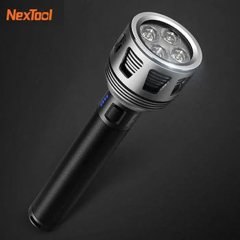 Nextool 3600 lümen Projektör el feneri Açık su geçirmez 10000 büyük elektrik kapasiteli uzun menzilli acil durum ışığı