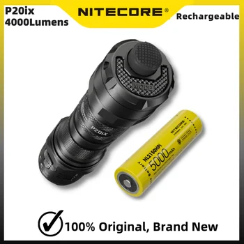 Nitecore P20ıX USB-C Şarj Edilebilir Taktik El Feneri 4000 Lümen ile NL2150HPı 5000mAh Pil Kendini savunma Torch İşık