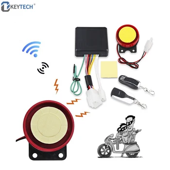 OkeyTech Uzaktan Kumanda Motor Çalıştırma Motosiklet Anahtarsız Giriş Moto Alarm Sistemi Evrensel Anti-hırsızlık Güvenlik Sistemi Hoparlör