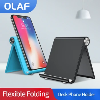 Olaf Katlanabilir Telefon Tutucu Destek Telefon Masaüstü Standı iPhone 13 12 Xiaomi Samsung Huawei Cep Telefonu Standı Tutucu