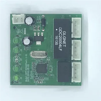 OME 3 Port anahtar modülü PCBA 4 Pin Header UTP PCBA Modülü LED Ekran Vida deliği konumlandırma Mini PC Veri OEM Fabrika