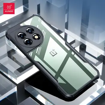 OnePlus 11 5G Durumda Xundd Hava Yastığı Darbeye Dayanıklı Crystal Clear PC TPU Çerçeve arka kapak Anti-vurmak Funda Bir Artı 11 чезол