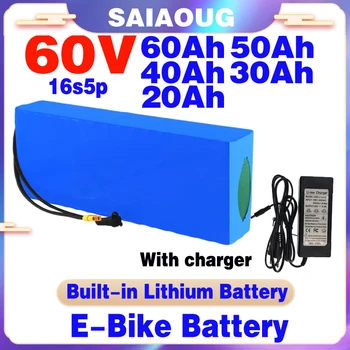 Orijinal 60V 20ah 18650 16s5p Elektrikli scooter bateria 67.2 v 20AH Elektrikli Bisiklet Lityum Pil 1000W 1200W ebike piller