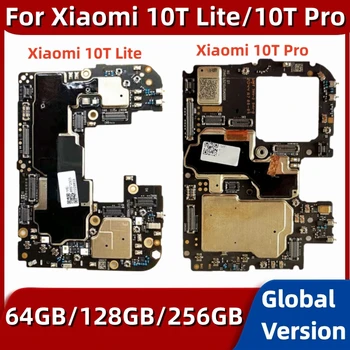 Orijinal Anakart MB Xiaomi 10T Lite / Xiaomi Mi 10T Pro K30S Anakart PCB Modülü Cips İle Devreler Küresel MIUI Sistemi