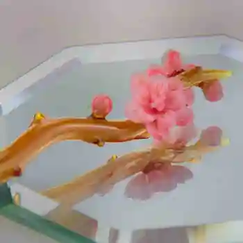 Orijinal El Yapımı Sanat Cam Divit kalem Erik Çiçeği Grubu DIY El Hesabı Eacher çocuk Günü Hediyesi