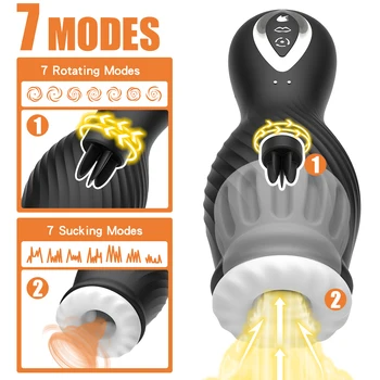 Otomatik Emme Erkek Masturbator Kupası Oral Vajinal Penis Makinesi Vajina Vibratör mastürbasyon kupası Seks Oyuncak Erkekler İçin Yetişkin Ürünleri