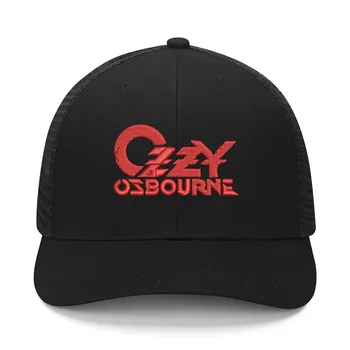 Ozzy Rock Şarkıcısı Osbourne Logo Nakış Şapka Mens Womens Spor beyzbol şapkaları Hip Hop file şapka Yaz Özel Kapaklar