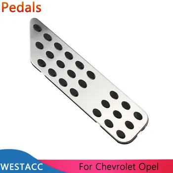 Paslanmaz çelik ayak dayanağı Ayak İstirahat Pedalı Kapak Ölü Pedal Plakası Chevy Cruze Opel Mokka ASTRA J Insignia Aksesuarları