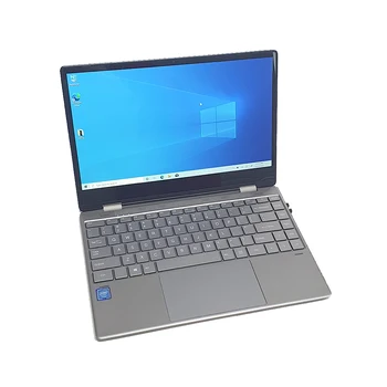pc portatil 13.3 inç öğrenci ev dizüstü celeron N5100 RAM 16G 128G dokunmatik ekran 360 rotasyon Netbook dizüstü bilgisayar