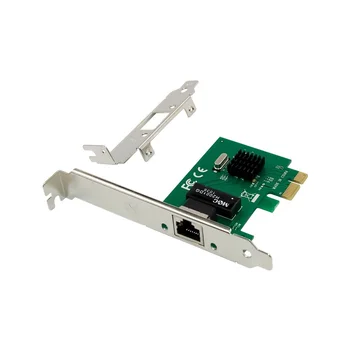 PCIE X1 Ağ Kartı Tek Bağlantı Noktalı RJ45 Çip Realtek 8111G Gigabit Ethernet 10/100/1000M PCI-E Ağ Adaptörü Masaüstü için