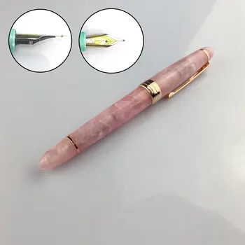 Pembe Kaigelu 356 dolma kalem Altın Klipsli EF / F / M Uç Reçine Güzel Renkler Mürekkep iş için kalem okul Yazma Hediyeler