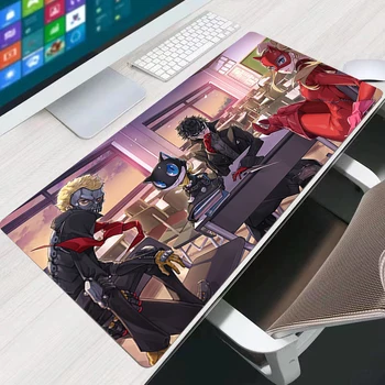 Persona 5 Anime kawaii Büyük Mouse Pad 100X50 Ofis Oyun Klavyesi Masa Matı Mini pc Aksesuarları Mousepad Dizüstü Bilgisayarlar Mat CS GİTMEK LOL