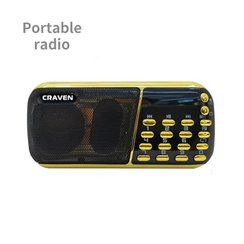 Popüler Evrensel subwoofer taşınabilir radyo mini mp3 formatı çalar hoparlör destekler TF Kart / U disk / USB arayüzü oynatma