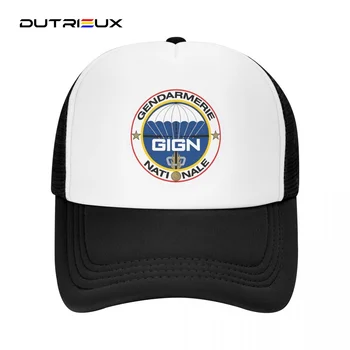 Rahat Inspired Gıgn Jandarma Ulusal Unisex Kap Rahat Düz beyzbol şapkası Ayarlanabilir Snapback şoför şapkaları Kadınlar Erkekler İçin