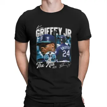 Rahat Çocuk Basketbol Legend İmza T - Shirt Erkekler için Pamuklu T Shirt Ken Griffey Jr Kısa Kollu Klasik Giyim
