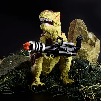 Rc Dinozor Oyuncaklar Uzaktan Kumandalı Oyuncaklar Saldırı Dinozor Elektrikli Yürüyüş Simülasyon Tyrannosaurus Rex Oyuncak led ışık Kükreyen