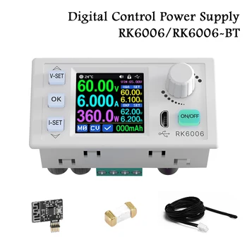 RK6006 Ayarlanabilir Güç Kaynağı 60V 6A Stabilize Voltaj Regülatörü DC DC Adım Aşağı Gerilim Tezgah Güç Kaynağı Buck Dönüştürücü