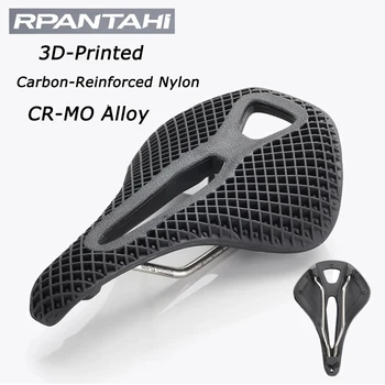 RPANTAHI SMCES Bisiklet Yastık 3D Baskılı Karbon Takviyeli Naylon 155mm Genişlik MTB Yol Trail Bisiklet Stealth Siyah Eyer