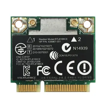 RTL8188CE Kablosuz Yarım Yükseklikte Mini PCI-E 150 Mbps 2.4 G Realtek WİFİ WLAN Kartı SPS 640926-001 İçin 4431 S 4436 S 4430 S 4230 S