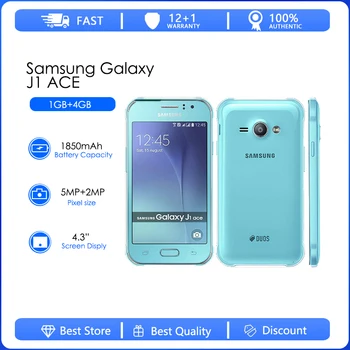 Samsung Galaxy J1 Ace Yenilenmiş-orijinal unlocked 4G J110 Çift sım Android 4GB ROM Wıfı GPS Dört Çekirdekli 4.3 