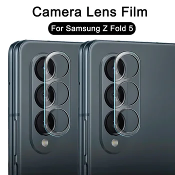 Samsung Galaxy Z Kat 5 Kamera Lens Filmi HD Temizle Temperli Cam Kapak Anti-scratch Lens Koruyucu Samsung z Kat 5 Fold5