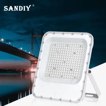 SANDIY LED projektör 50W100W200W300W Projektör Su Geçirmez IP66 Dış Aydınlatma Dış Duvar Bina Bahçe Kare Spot