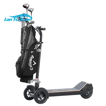 Satılık 500W 3 tekerlekli golf arabası elektrikli scooter arabası tek çanta itme 