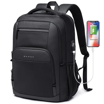 Seyahat genç İçin sırt çantası Öğrenci okul çantası Büyük Kapasiteli 15.6 Dizüstü Günlük USB Şarj Su Geçirmez Laptop Sırt Çantası Yeni