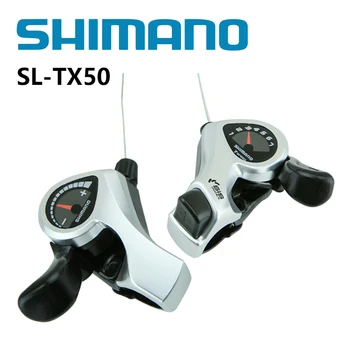 Shimano Tourney TX50 Thumb Shifter Vites Kolu 3 6 7 18 21 Hız MTB Dağ Bisikleti İçin Thumb Shifter Artı